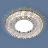 Встраиваемый точечный светильник с LED подсветкой 2225 MR16 CL прозрачный